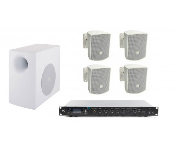 Акустическая система JBL с сабвуфером 4 динамика | Белый цвет